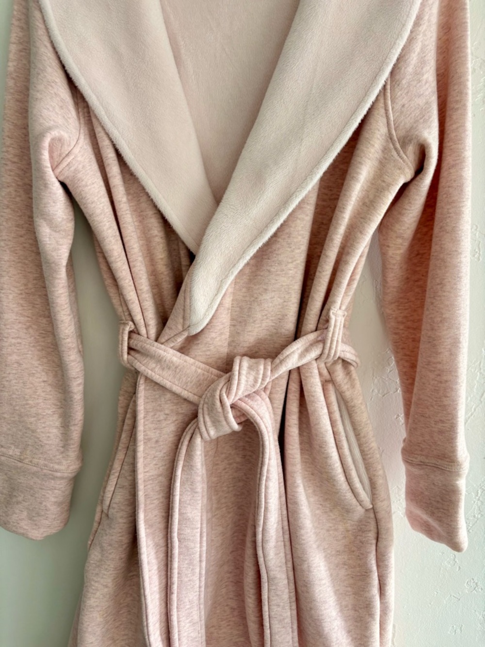 Yogalicious Ultra Plush Cozy Fleece Robe(Heather Petal Pink) - Picture 7 of 13